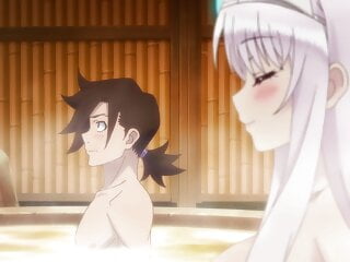 Yuuna And The Haunted Hot Springs Fan Service Compilation free video