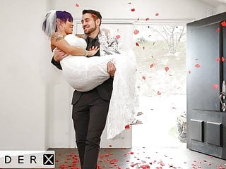 Genderx - Ts Foxxy Butt Fucked On Her Wedding Night free video