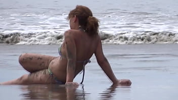 On The Beach, I Expose Myself And Masturbate Before Getting Fucked By A Black Stud free video