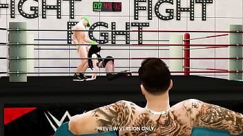 Triple Wrestle With Saraya & Cena - 3D Hentai - Preview Version free video