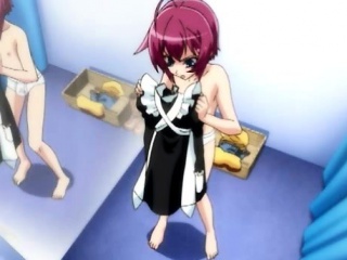 Shemale Anime Maid Self Masturbating In The Bathtub free video