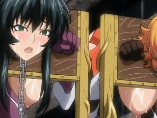 Caught And Chained Hentai Babes Gets Brutally Gangbanged free video